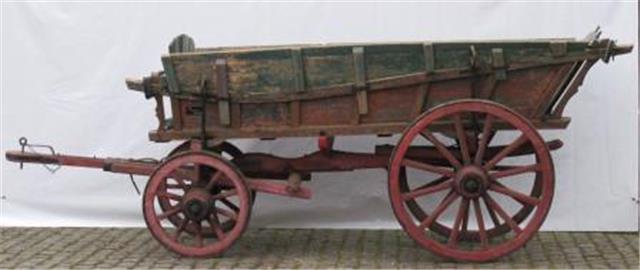 Polderwagen met afneembare zijborden, Karrenmuseum Essen